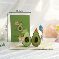 Birthday Cute Fruit Paper Party Card sku image 1