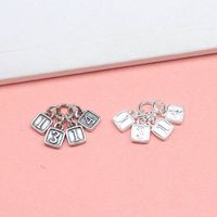 Streetwear Letter Sterling Silver Valentine's Day Jewelry Accessories main image 5