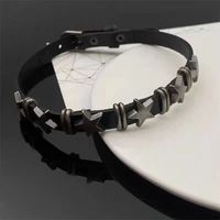 Cool Style Star Pu Leather Alloy Plating Women's Bracelets Necklace main image 1