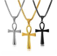 Simple Style Cross Alloy Plating Men's Pendant Necklace main image 6