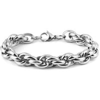 Hip-hop Simple Style Solid Color Stainless Steel Titanium Steel Plating Bracelets Necklace sku image 1