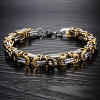 Simple Style Geometric Titanium Steel Plating Bracelets Necklace main image 3