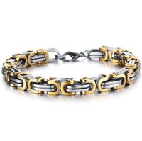 Simple Style Geometric Titanium Steel Plating Bracelets Necklace main image 5