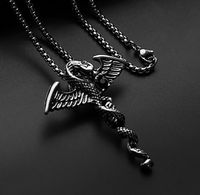 Hip-hop Simple Style Animal Anchor Skull Alloy Titanium Steel Plating Unisex Pendant Necklace sku image 16