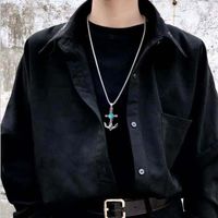 Hip-hop Simple Style Animal Anchor Skull Alloy Titanium Steel Plating Unisex Pendant Necklace main image 4