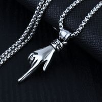 Hip-hop Simple Style Animal Anchor Skull Alloy Titanium Steel Plating Unisex Pendant Necklace sku image 52