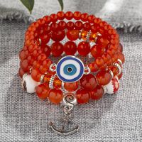 Vintage Style Devil's Eye Arylic Alloy Glass Wholesale Bracelets main image 5