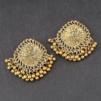 1 Pair Vintage Style Geometric Solid Color Plating Alloy Drop Earrings main image 3