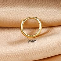 1 Piece Simple Style Circle Plating Copper Earrings sku image 9