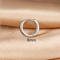 1 Piece Simple Style Circle Plating Copper Earrings sku image 8