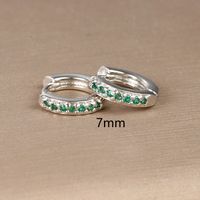 1 Pair Ig Style Simple Style Geometric Plating Inlay Copper Zircon Earrings main image 4