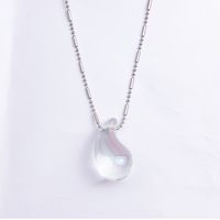 Casual Water Droplets Arylic Copper Plating Women's Pendant Necklace sku image 12