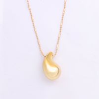 Casual Water Droplets Arylic Copper Plating Women's Pendant Necklace main image 2