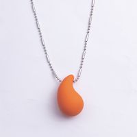 Casual Water Droplets Arylic Copper Plating Women's Pendant Necklace sku image 6