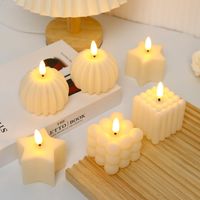 Simple Style Pumpkin Square Solid Color Plastic Daily Party Lightings main image 5