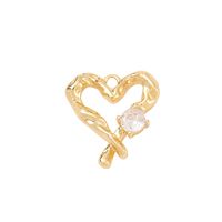 Romantic Heart Shape Copper Plating Inlay Zircon 18k Gold Plated White Gold Plated Valentine's Day Jewelry Accessories main image 7