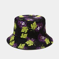 Unisex Casual Fruit Double-sided Flat Eaves Bucket Hat sku image 13