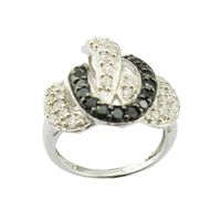 Style Cool Serpent Argent Sterling Placage Incruster Zircon Anneaux sku image 3