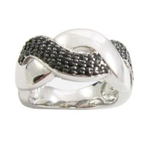Cool Style Snake Sterling Silver Plating Inlay Zircon Rings sku image 21