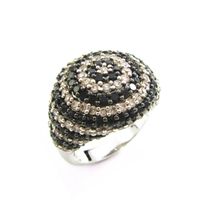 Cool Style Snake Sterling Silver Plating Inlay Zircon Rings sku image 38