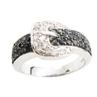 Cool Style Snake Sterling Silver Plating Inlay Zircon Rings sku image 20