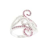 Estilo De Moda Serpiente Plata Esterlina Enchapado Embutido Circón Anillos sku image 15