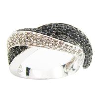 Cool Style Snake Sterling Silver Plating Inlay Zircon Rings sku image 23