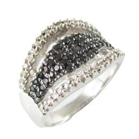 Cool Style Snake Sterling Silver Plating Inlay Zircon Rings sku image 25