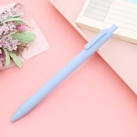 1 Piece Solid Color Learning Plastic Preppy Style Gel Pen main image 3