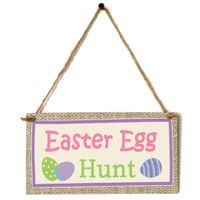 Easter Casual Letter Abstract Wood Party Street Hanging Ornaments sku image 5