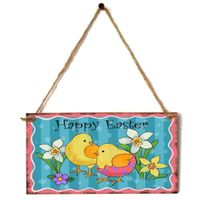 Easter Casual Letter Abstract Wood Party Street Hanging Ornaments sku image 7