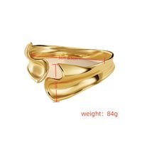 Ig Style Elegant Geometric Alloy Plating Gold Plated Silver Plated Women's Bangle main image 2