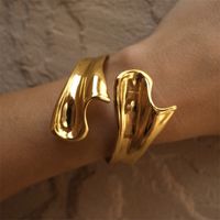 Ig Style Elegant Geometric Alloy Plating Gold Plated Silver Plated Women's Bangle main image 3