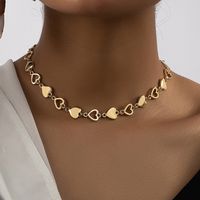Lässig Einfacher Stil Herzform Legierung Zink Großhandel Halsband main image 1