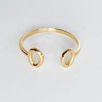 304 Stainless Steel 18K Gold Plated Retro Vintage Style Simple Style Plating Hand Heart Shape Wings Open Rings main image 9