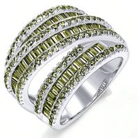 Elegant Sexy French Style Solid Color Copper Plating Inlay Zircon White Gold Plated Gold Plated Rings main image 6