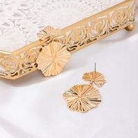 1 Pair Simple Style Classic Style Leaf Alloy Drop Earrings main image 5