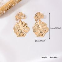 1 Pair Simple Style Classic Style Leaf Alloy Drop Earrings main image 2
