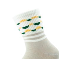 Women's Pastoral Plant Polyester Embroidery Crew Socks A Pair main image 6