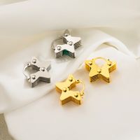 1 Pair Modern Style Simple Style Star Copper Ear Studs main image 3