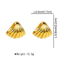 1 Pair Modern Style Simple Style Shell Copper Earrings main image 2