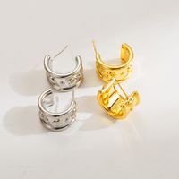1 Pair Modern Style Simple Style Geometric Copper Ear Studs main image 4