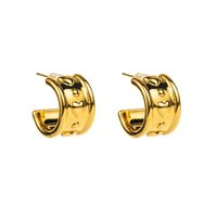 1 Pair Modern Style Simple Style Geometric Copper Ear Studs main image 3