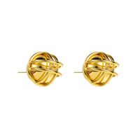 1 Pair Modern Style Simple Style Geometric Copper Ear Studs main image 4