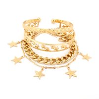 Ig Style Retro Pentagram Alloy Wholesale Bracelets Bangle sku image 1