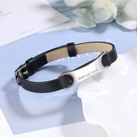 Básico Estilo Moderno Estilo Clásico Forma De U Geométrico Cuero Sintético Cobre Enchapado Mujeres Pulsera Collar main image 5