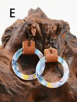 1 Pair Casual Ethnic Style Leopard Hollow Out Pu Leather Artificial Leather Drop Earrings main image 4
