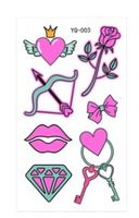 Valentine's Day Heart Shape Pvc Tattoos & Body Art 1 Piece sku image 3