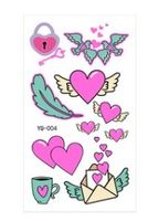 Valentine's Day Heart Shape Pvc Tattoos & Body Art 1 Piece sku image 4