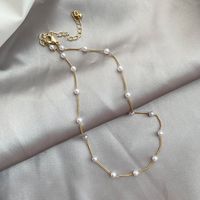 Simple Style Pearl Alloy Pearl Women's Choker main image 6